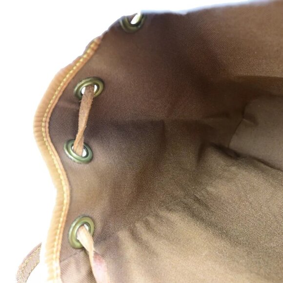 LOUIS VUITTON Mini Montsouris Backpack Bag Monogram Leather Brown M51137 18FA556 main image 16